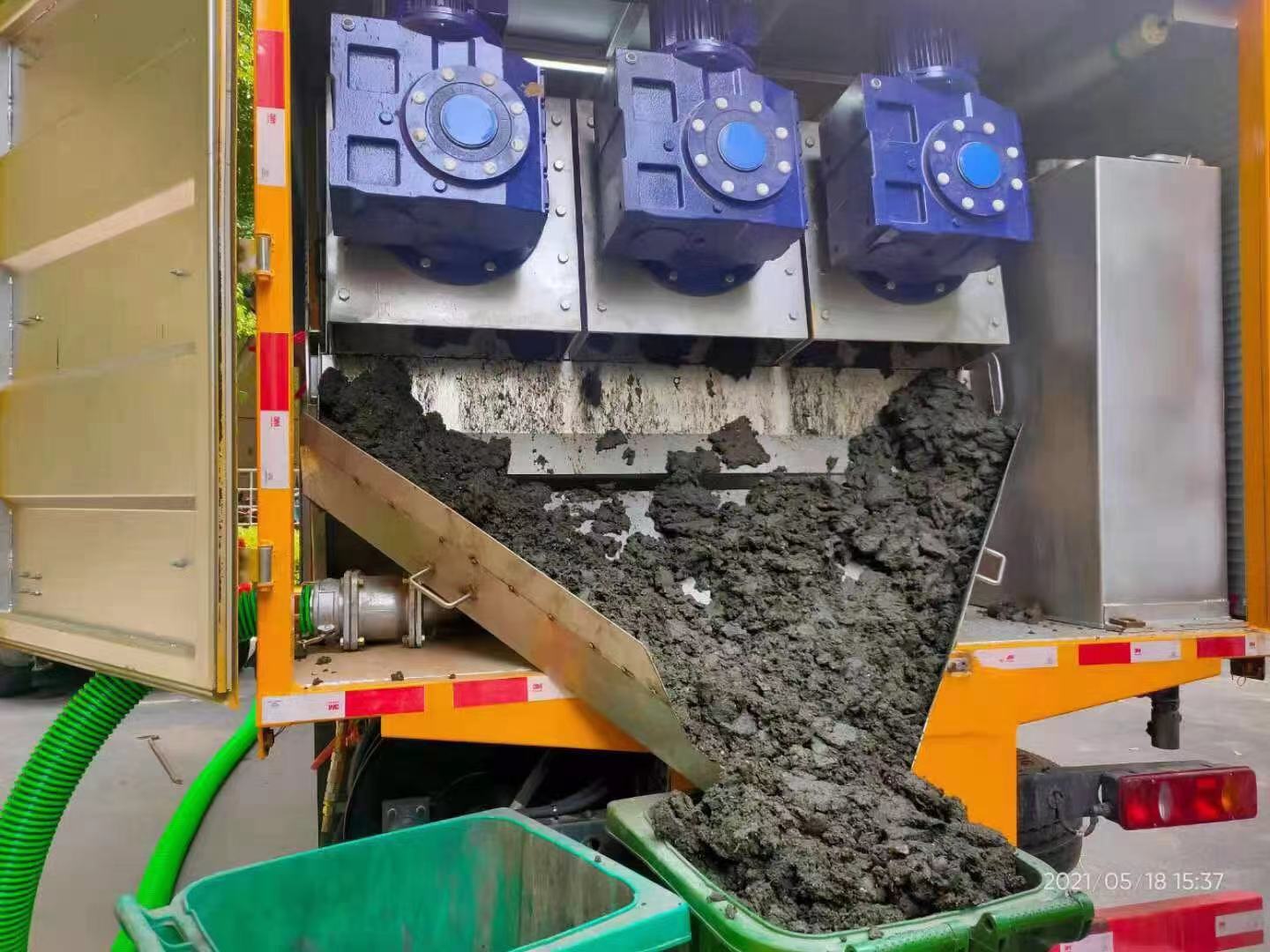 北安化粪池清掏城市维护站-泥浆净化干湿分离处理